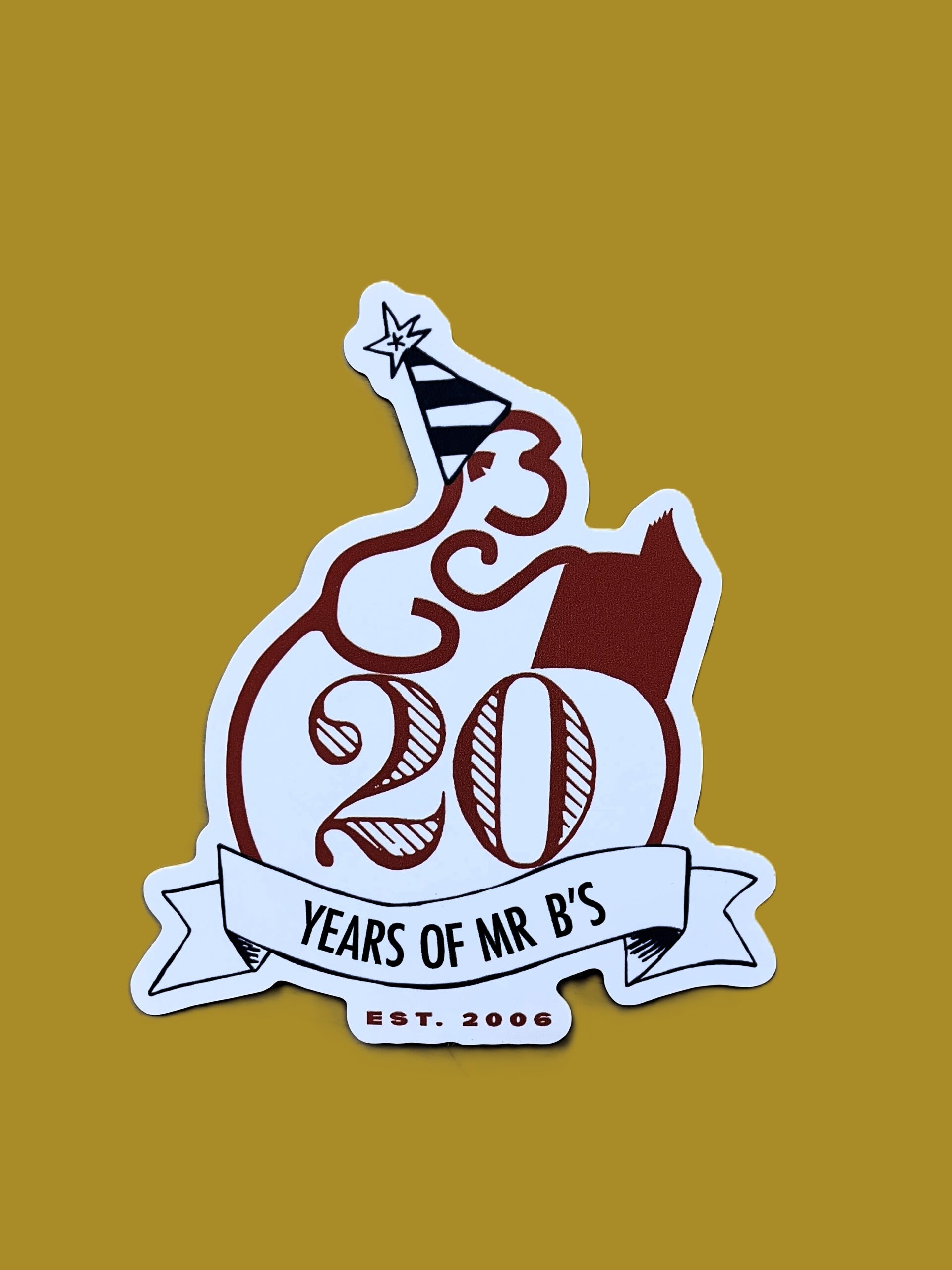 Mr B's Stickers - *New!* Mr B's 20th Birthday Stickers! - Image 2