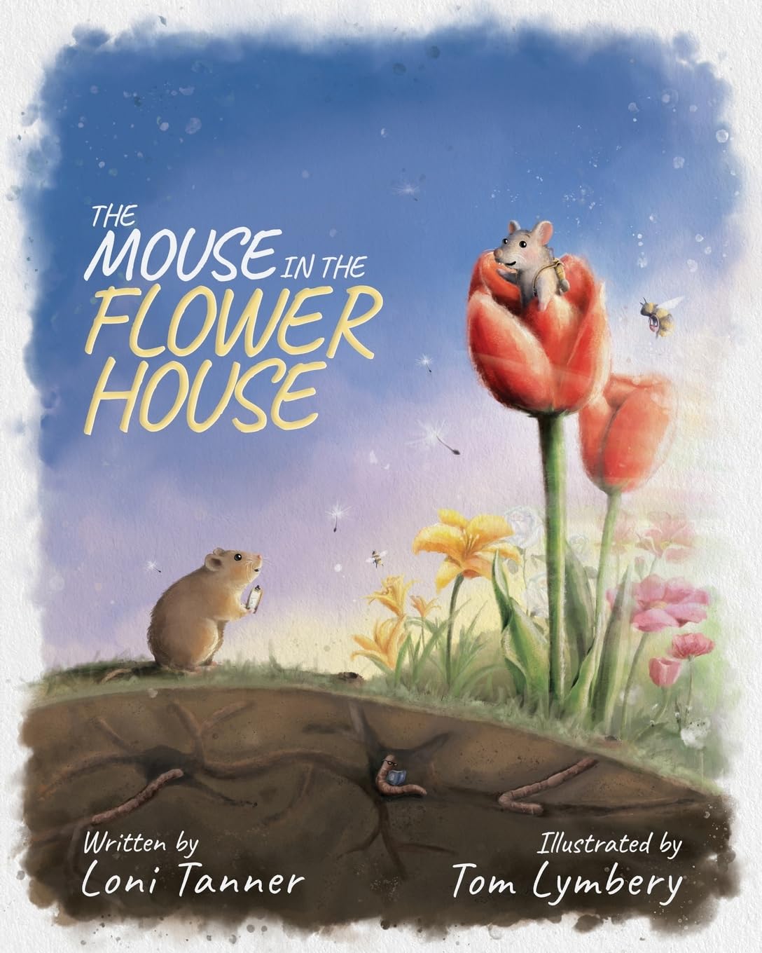 mouse in the flower house
