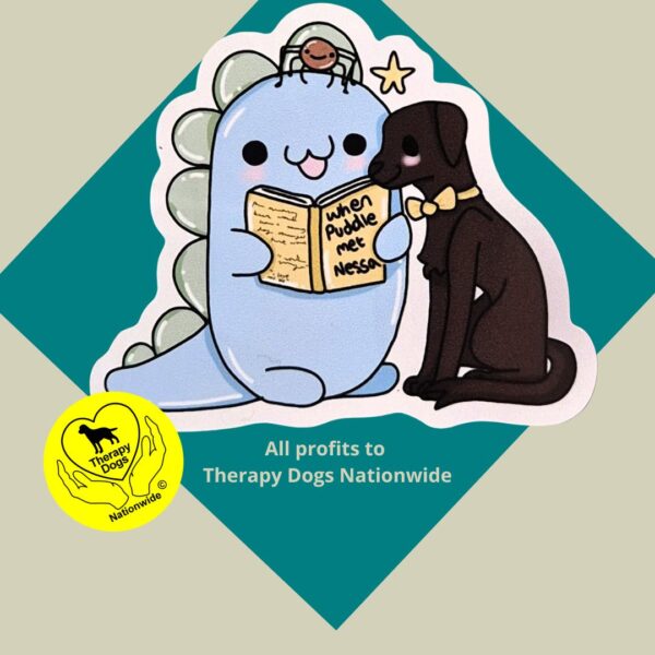 Mr B's Stickers - *New!*  Puddle Meets Nessa the Therapy Dog! - Image 13